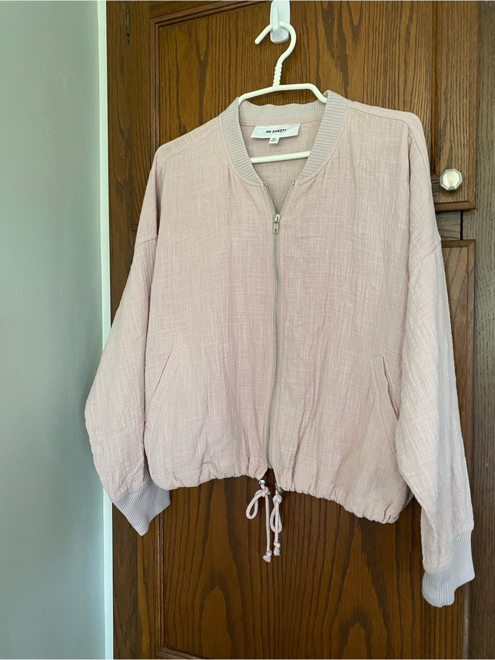BB Dakota Light Pink Bomber Jacket